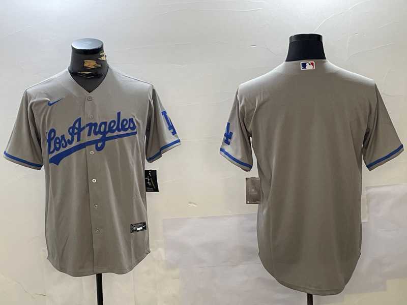 Men's Los Angeles Dodgers Blank Grey With los Cool Base Stitched Jersey,We sell and wholesale Men's Los Angeles Dodgers Blank Grey With los Cool Base Stitched Jersey on line form chian!